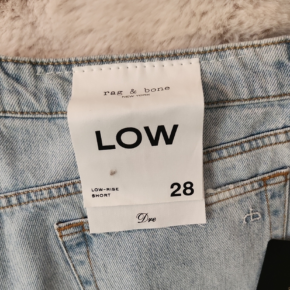 NWT Rag & Bone Light Blue Denim Shorts-Size 28 - Picture 5 of 5